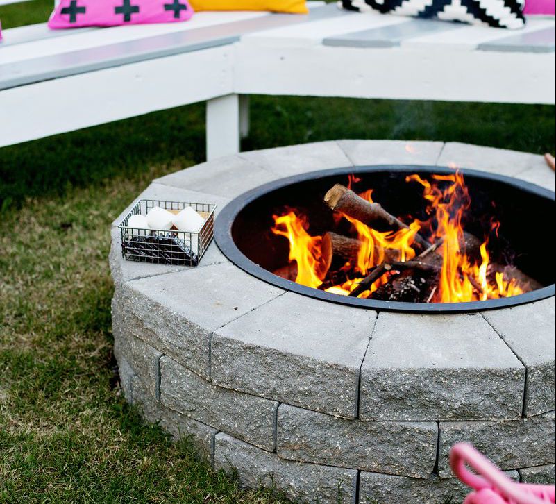 This next DIY fire pit is from a site called. written by a lady called Laur...